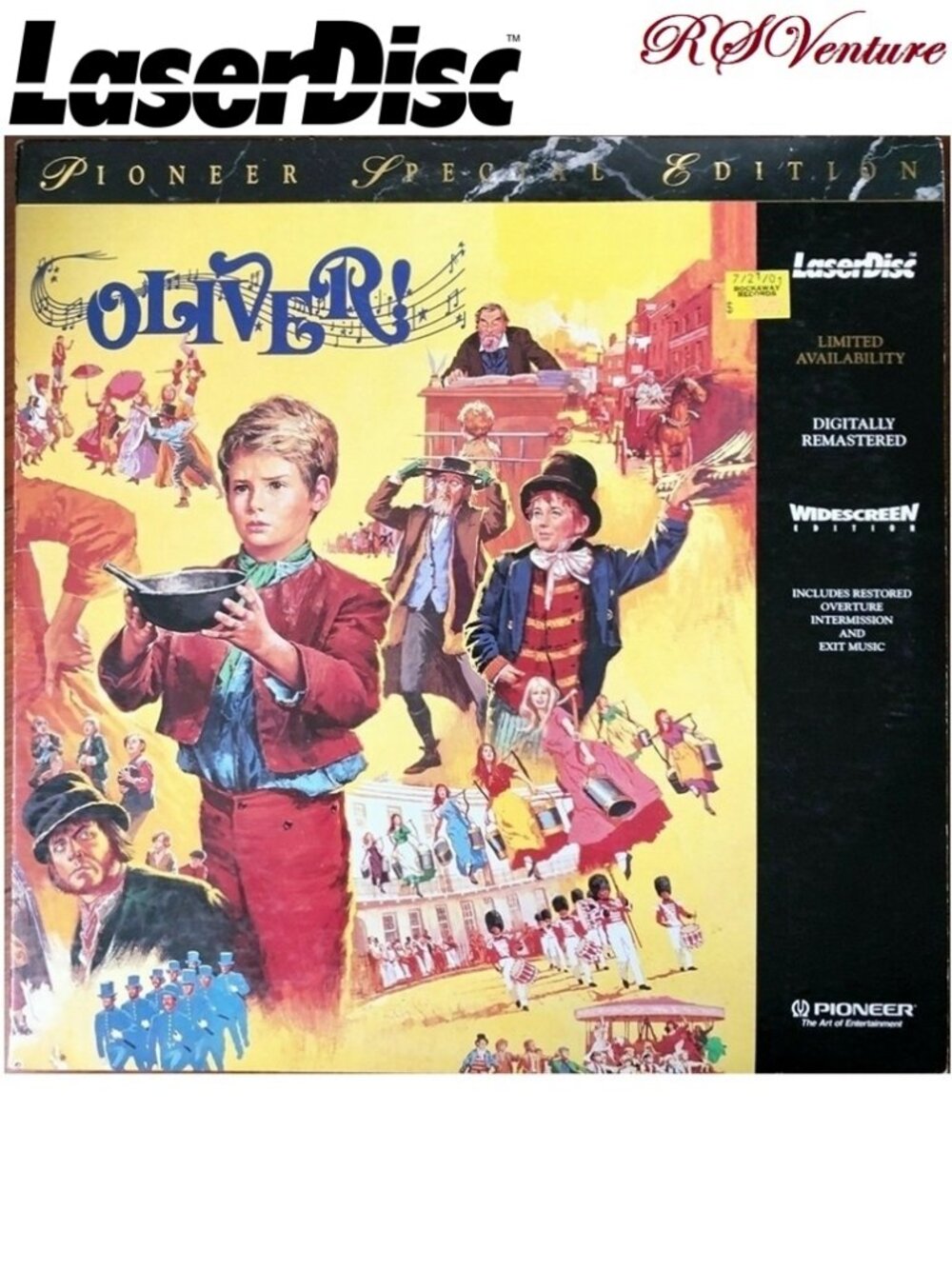 LaserDisc Pioneer Special Edition Film "OLIVER".